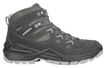 Lowa Wanderschuhe Sirkos Evo Mid GTX (wasserdicht) anthrazitgrau/eisblau Damen